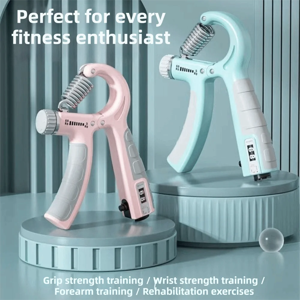 

Adjustable Resistance Grip Strength Trainer With Counter Resistance Hand Grip Hand Squeezer Strength Building