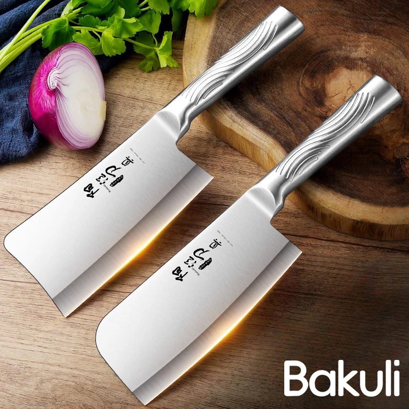 New kitchen knife - all steel bone-cutting knife - Butcher's beef bone-cutting knife uses a sharp edge to chop large bones