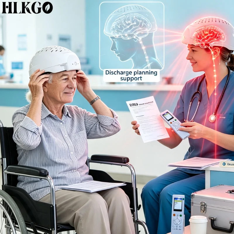1070nm Photobiomodulation Brain Helmet for Depression Parkinson Stroke Neurological Rehabilitation Treatment