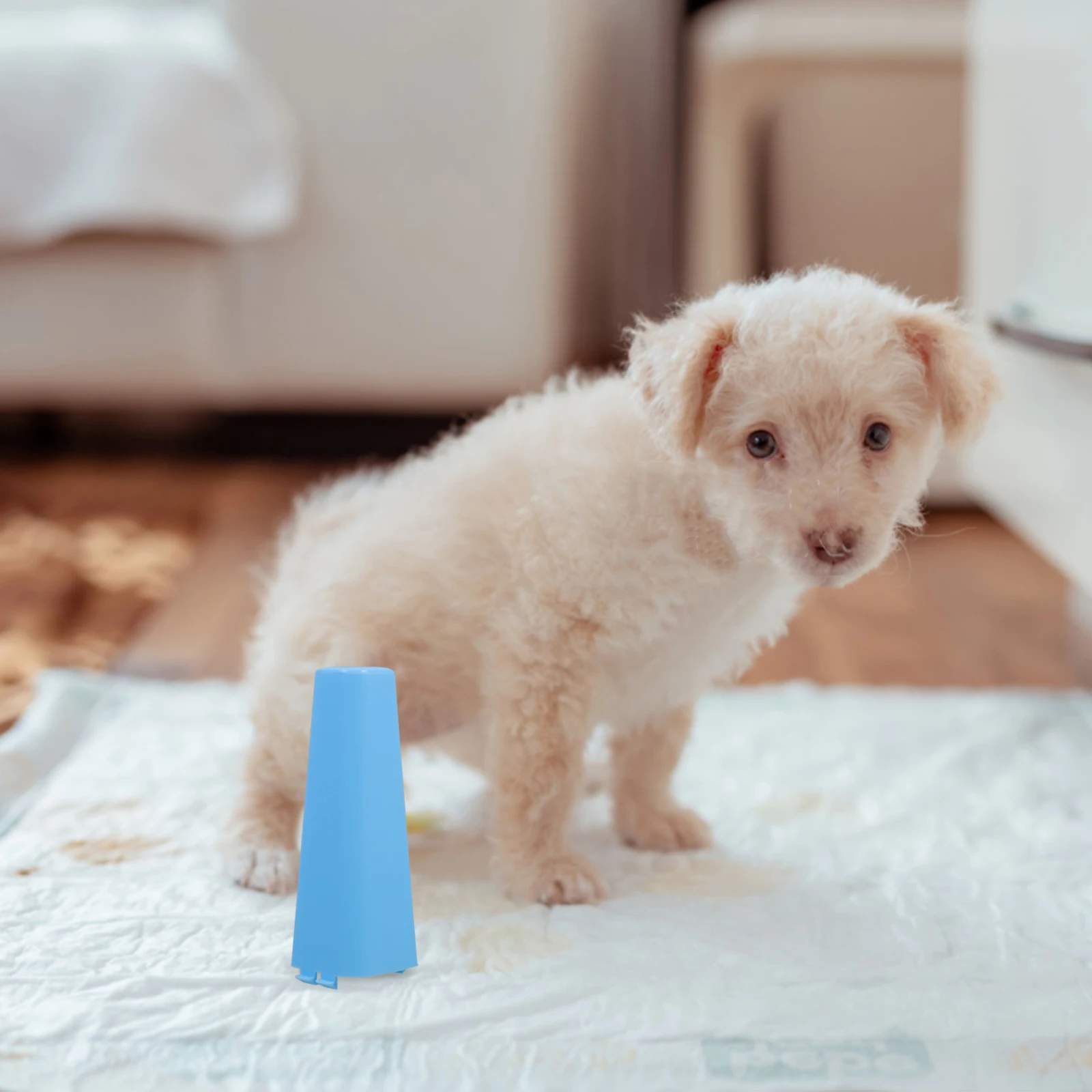 

Pet Training Column Durable Dog Fire Hydrant Indoor Potty Pee Pad Holder Post Easy Clean Toilet Grid Attachment Dog Litter Box