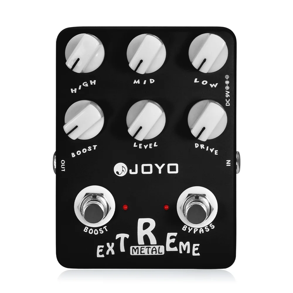 JOYO JF-17 Extreme Metal Distortion Guitar Effect Pedal Metal Rock and Punk Sounds Electric Guitar Pedal True Bypass