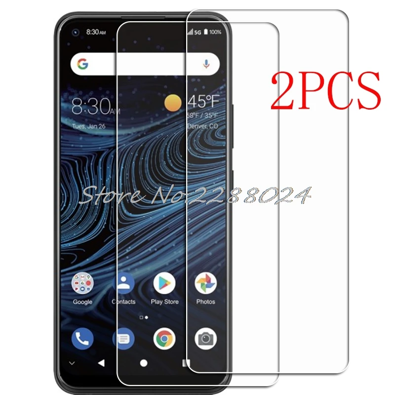 2PCS FOR ZTE Visible Blade X1 5G  High HD Tempered Glass Protective On BladeX1 Screen Protector Film