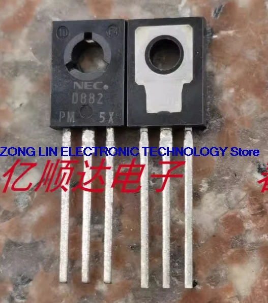2SD882 D882 brand new original imported TO-126 audio power pair tube d882p     10PCS -1lot