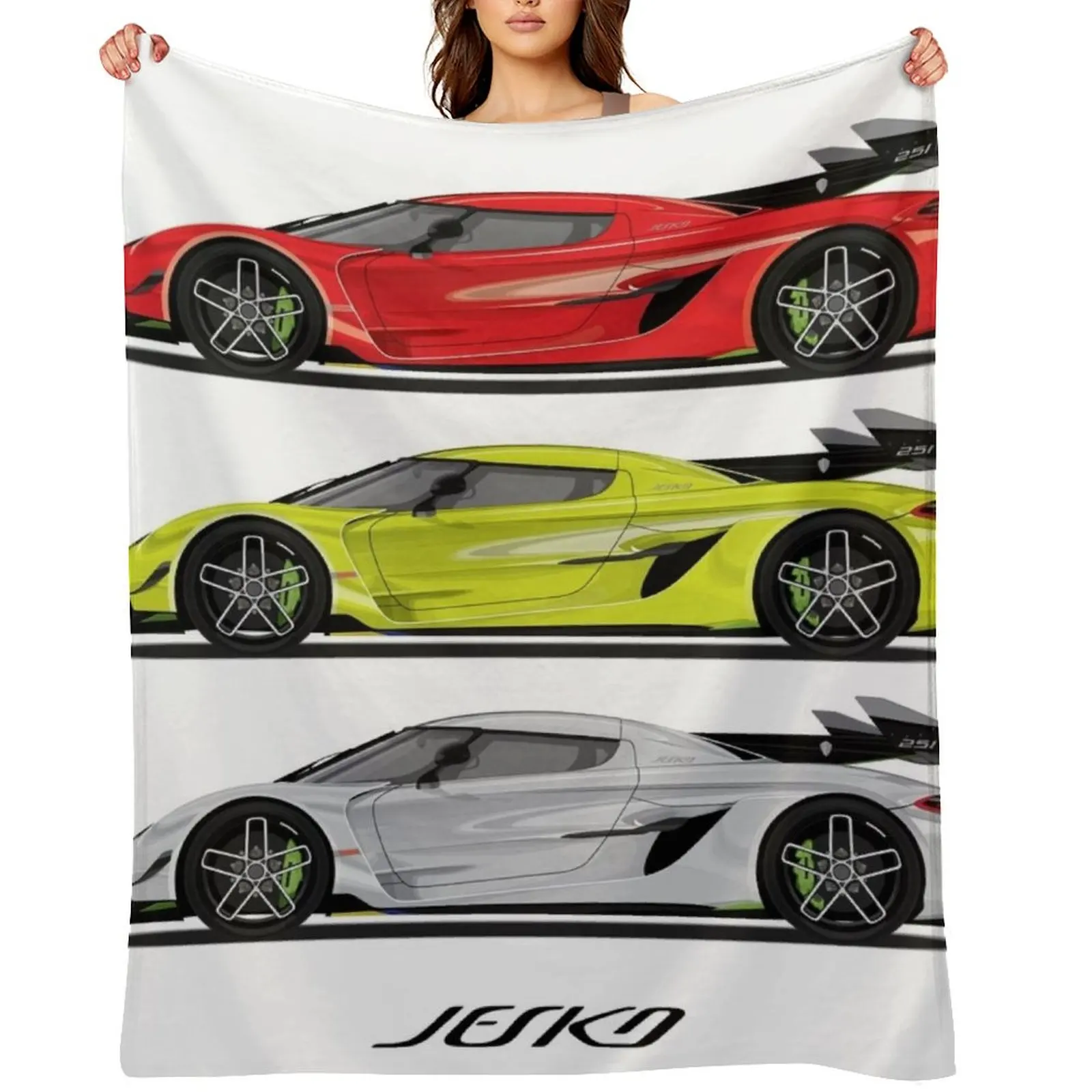 

Jesko Collection Throw Blanket Thin Sofa Quilt For Baby Warm Blankets