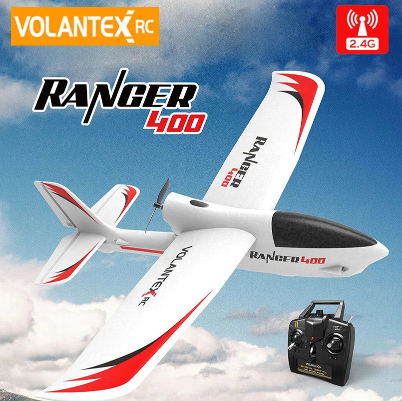 

761-6 RC Airplane 2.4GHz 3 Channel Gyro Ranger 400 RC Plane Glider EPP Trainer Warbird Fixed Wing RTF One-Key U Turn aircraft