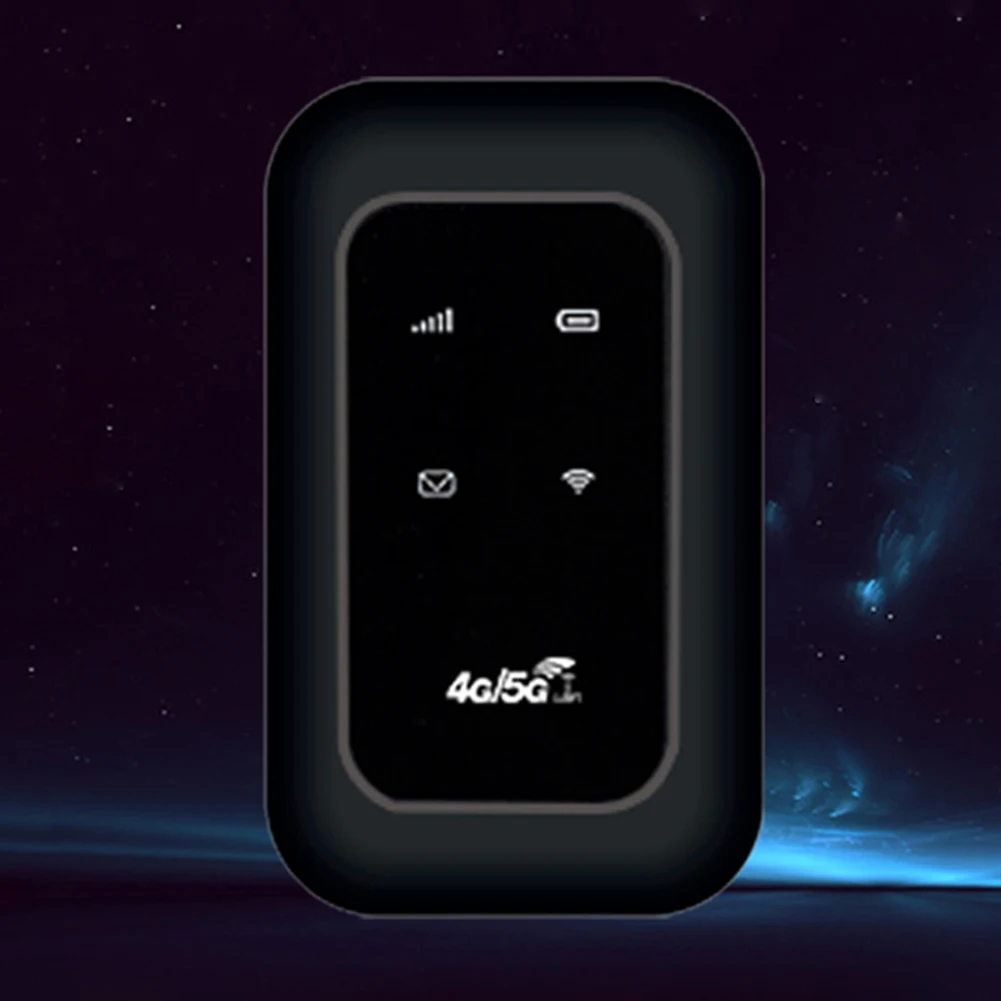 High Speed 4G LTE WiFi Modem with SIM Card Slot Wireless Travel Hotspot 4G LTE Router for RV Travel Vacation Camping Remote Area