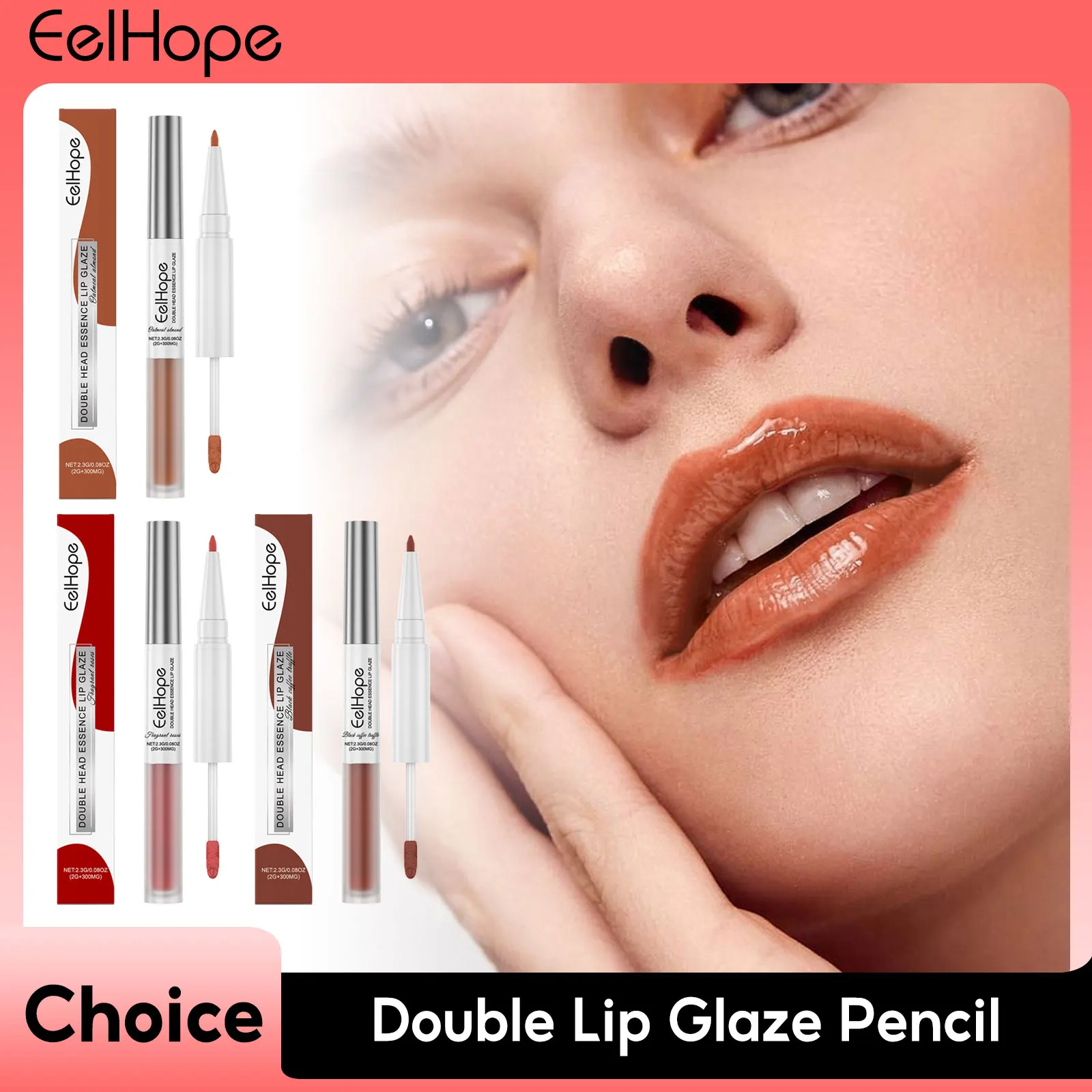 

Double Ended Velvet Lipstick Pencil Long Lasting Waterproof Sexy Cherry Red Moisturize Lipgloss Beauty Makeup Lip Tint Cosmetics