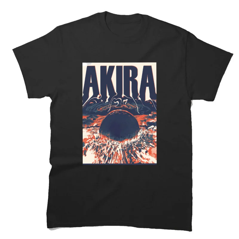 

0225 Vintage Akira Anime Gift T Shirt Cyberpunk Manga Neo-Tokyo City explosion Graphic clothes cyber mecha All size tops S-6XL