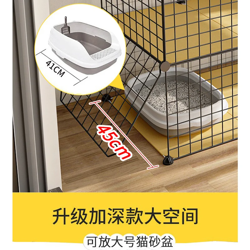 Cat cage home indoor villa super...