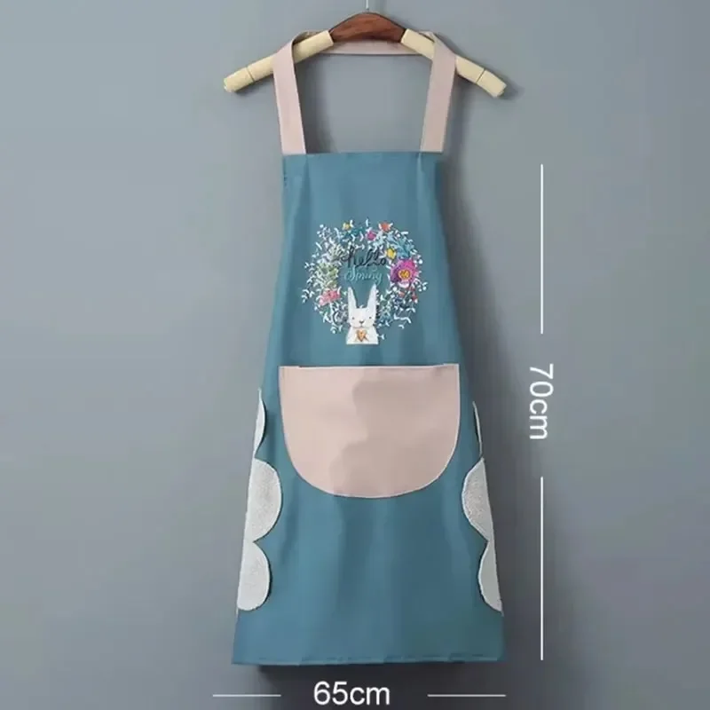1 домашний кухонный фартук для готовки и протирания рук, маслостойкий и водонепроницаемый, модный фартук для мужчин и женщин для взрослых