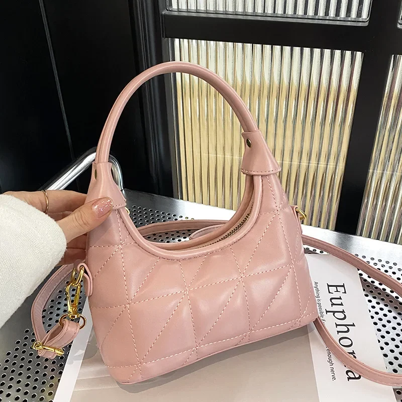 

Personality Casual Popular Fashion Temperament Solid Color Shoulder Bag Ladies New Retro Hand Oblique Span Bag