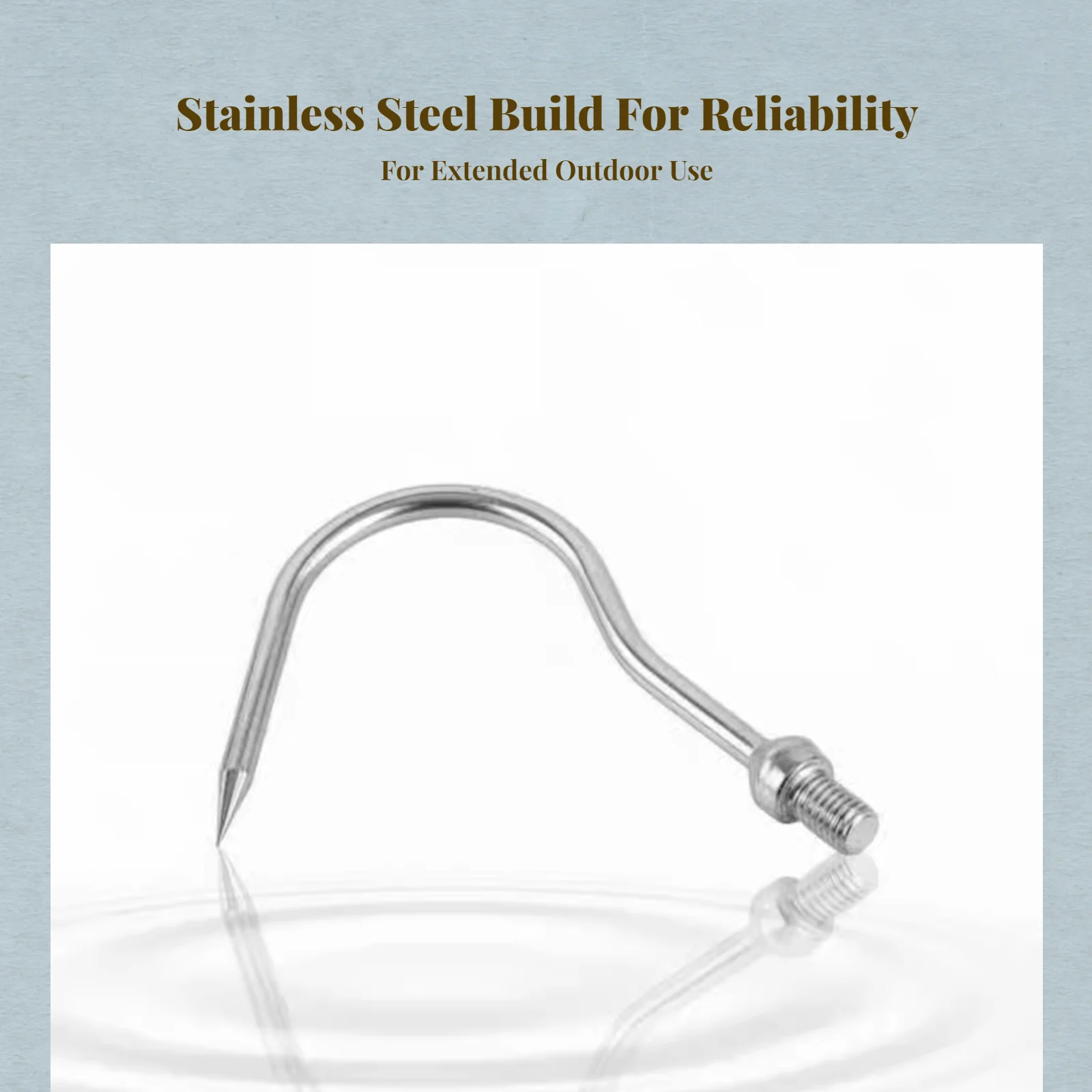 

Stainless steel fishing hook rake