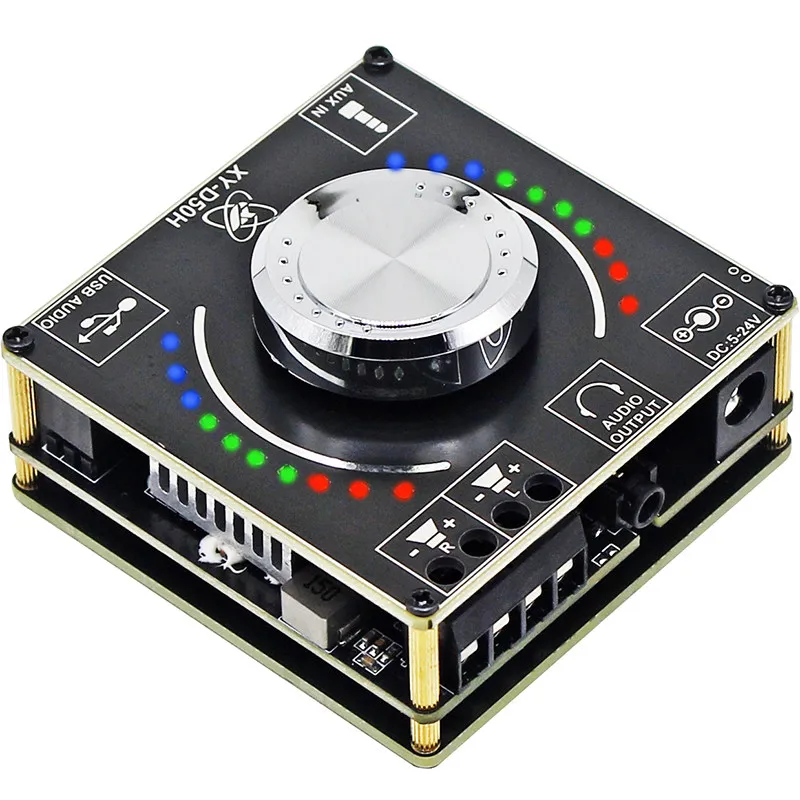 Module Bluetooth Digital Amplifier Board 12V 24V Dual Channel Stereo for Speaker DIY Audio