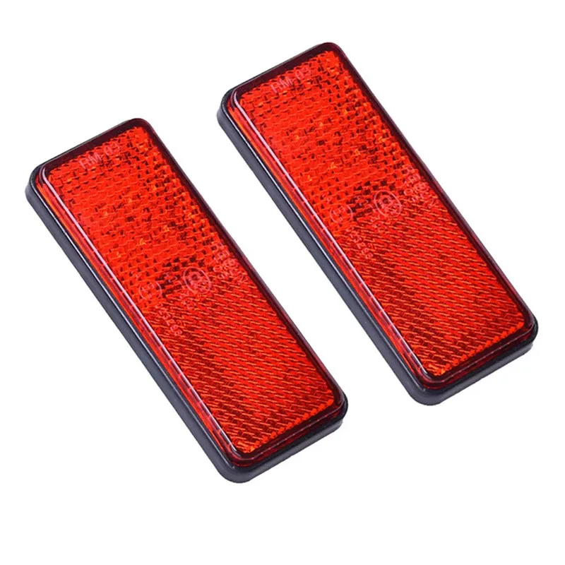 KOOJN 2pcs Motorcycle LED Navigation Explosive Flashing Driving Lights Brake Bright Tail Lights LED Lattice Reflex Reflector