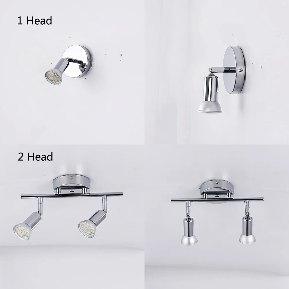 Multi-Head Ceiling Light Fixture for Living Room, Energy-Saving LED Lamp