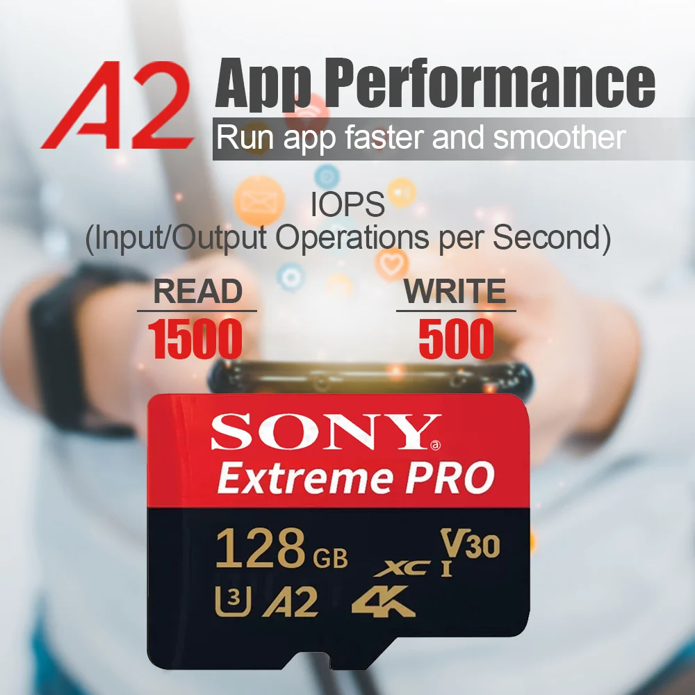 SONY Flash Drive Card 2TB Class10 Memory Card 1TB  V30 Micro SSD Card 512GB A2 cartao de memoria 256GB TF Card  Free Adapter