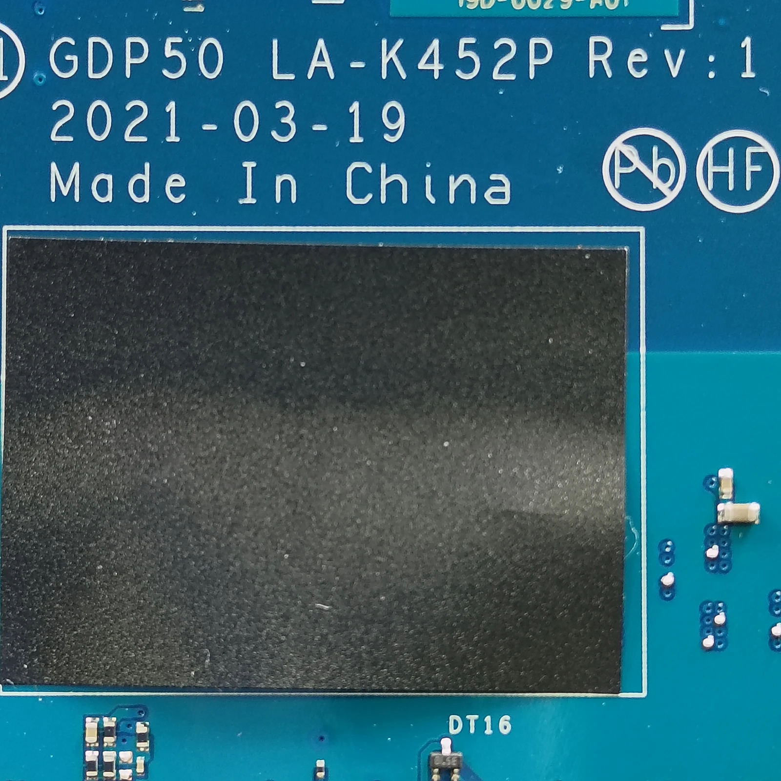 0284MK 0836K6 pour Dell G15 5511 carte mère d'ordinateur portable SRKT3 i7-11800H GN20-E3-A1 6GB RTX3060 carte mère avec Port de clavier LA-K452P