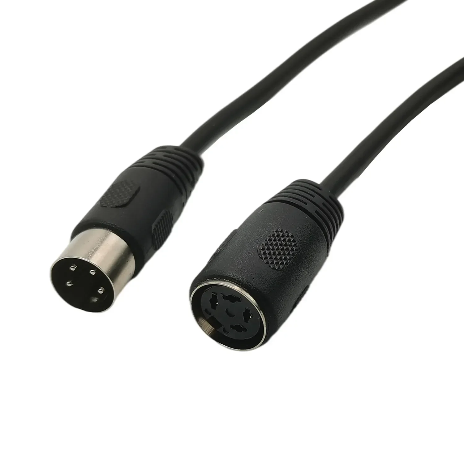 4 Pin DIN Cable 4Pin DIN Male to Female Adapter Extension Cable for DVR Digital Video Recorder & DIN Audio Connector Devices