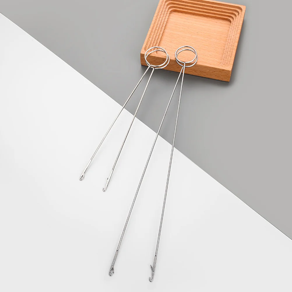 

2Pcs Reliable Drawstring Threader for Sewing Useful for Dim Eyesight Threading Solution Gift Idea Drawstring Threader Tool