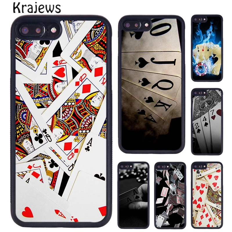 Krajews CASINO PLAYING CARD COLLECTION Phone Case Cover For iPhone 16 15 14 plus XR XS 11 12 13 pro max coque