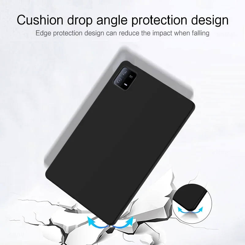 Für Funda Xiaomi Pad 6 Hülle für Mi Pad 6 Pro Tablet Hülle flexible Rückseite für Xiaomi Pad 6 Pro 11 Zoll Silikon hülle