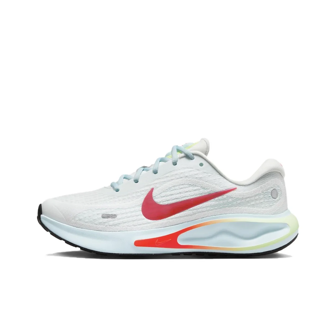 Nike Original Journey Run Comfortable Versatile Low Top Women's Casual Running Shoes White Gold & Teal