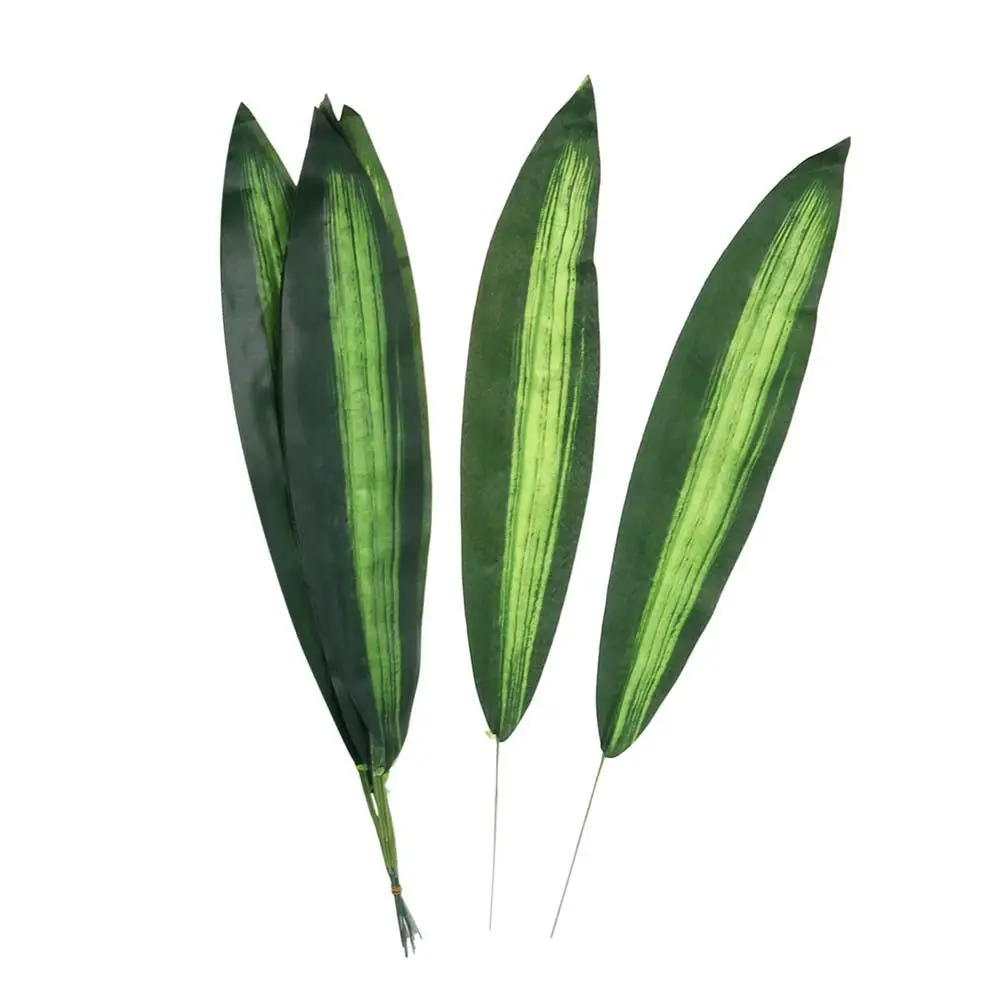 

20 Pcs Artificial Plants Green Leaves Bundle Decorative Tropical Vase Home Office Cafe DecorationMonstera Leaf