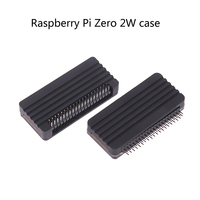 Raspberry Pi Zero 2 W Aluminum Case Armored Shell With Thermal Pad Heatsink GPIO Header Passive Cooling