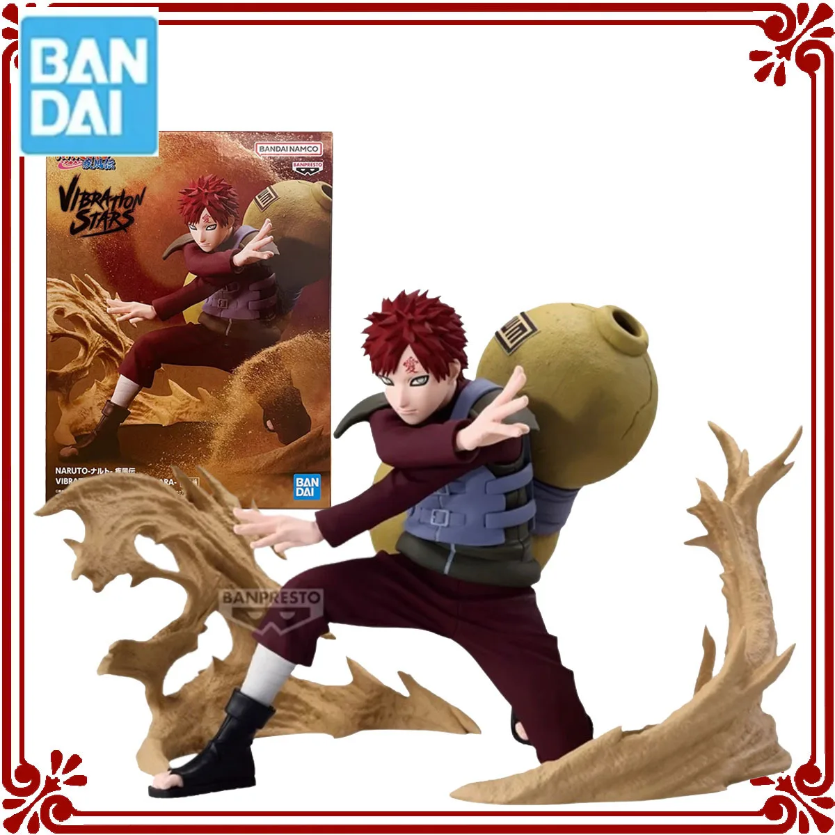 

BANDAI Original Naruto Vibration Stars PLUS VS Gaara Anime Action Figures Toys for Kids Gifts Collectible Model Ornaments