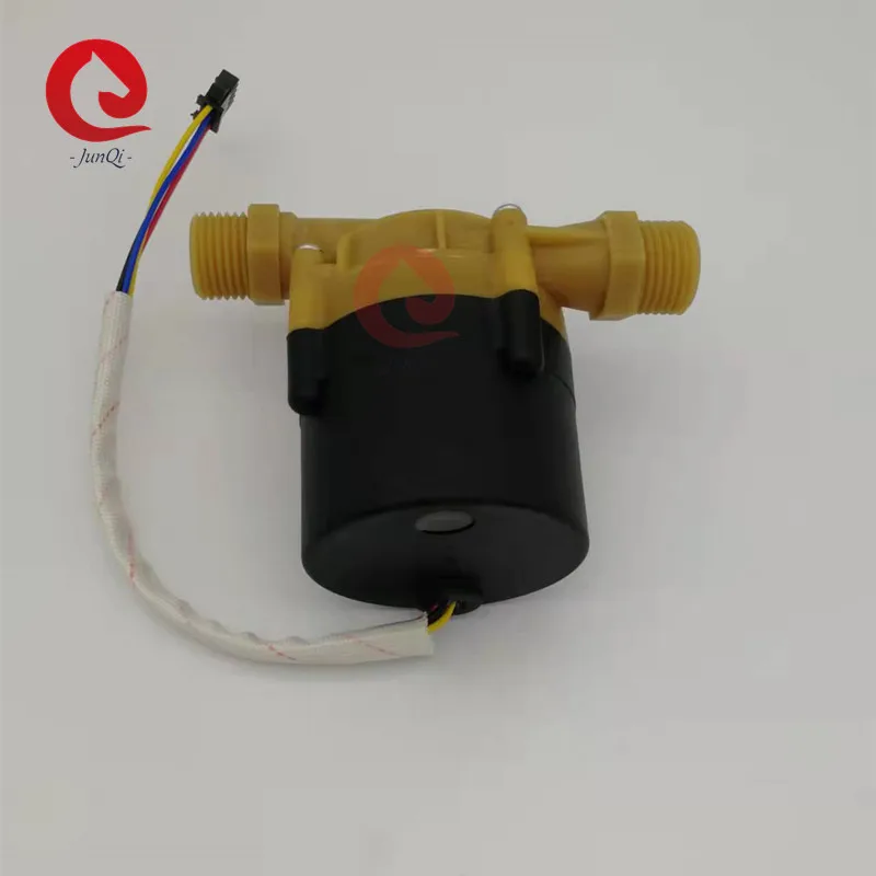 Junqi 24v 55w dc bomba de água, regulador de velocidade do aquecedor de água bomba de circulação do impulsionador, controle de velocidade pwm, sinal