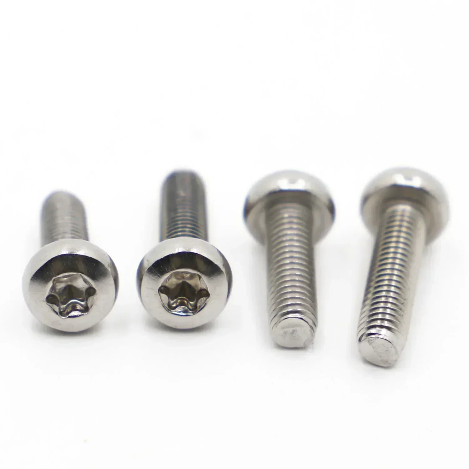 5-50pcs M1.4 M1.6 M2 M2.5 M3 M4 M5 M6 M8 304 Stainless Steel GB2672 Torx Pan Head Bolt Six-Lobe Round Head Machine Screws