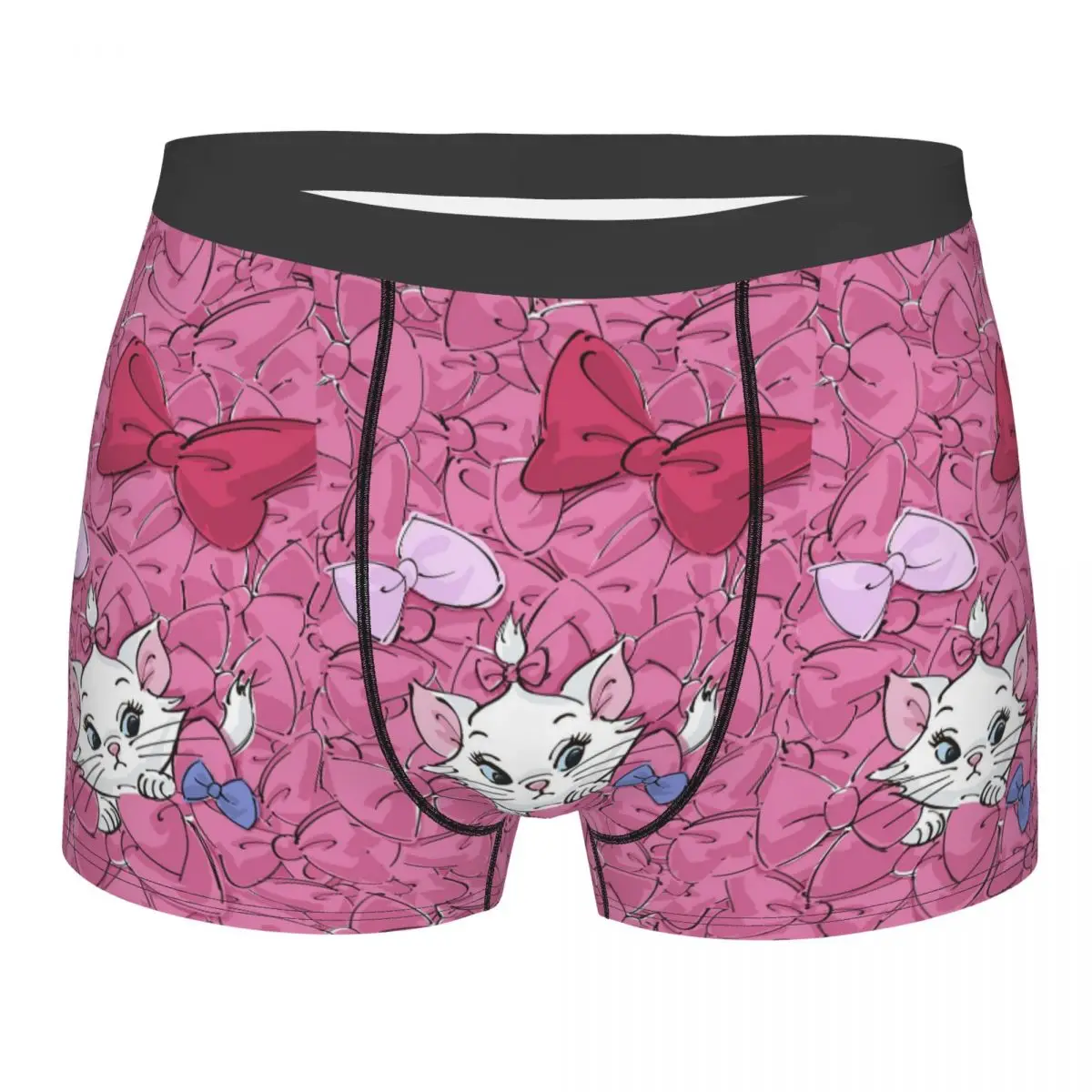 

Custom The Aristocats Marie Wallpaper Underwear Men Printed Boxer Shorts Panties Briefs Soft Underpants
