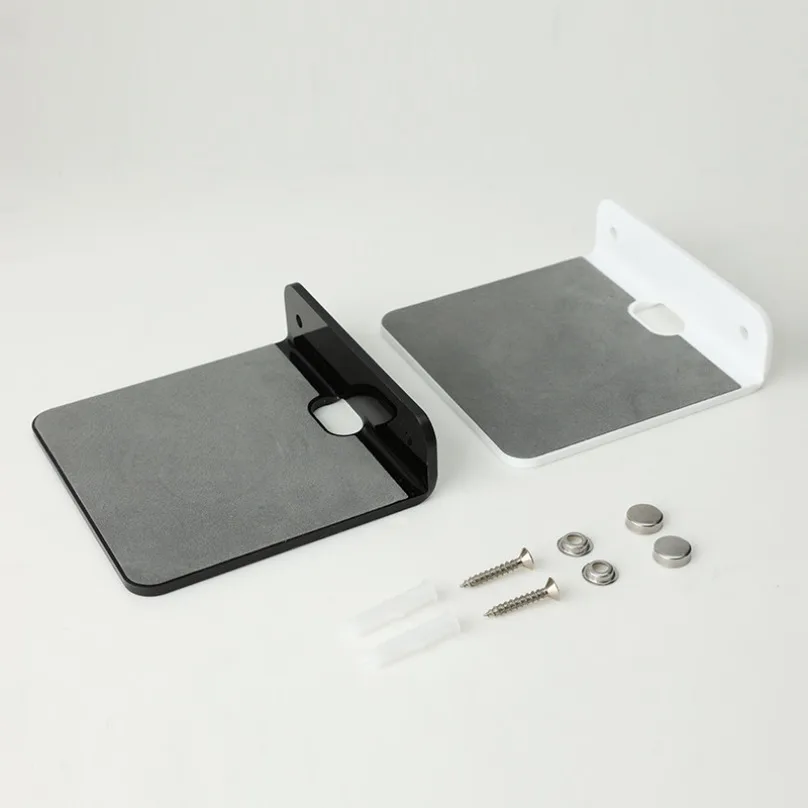 Acrylic Wall Mount Shelf Bracket Wall‑Hanging Storage Stand for Speaker Mobile Phone Bedroom Use