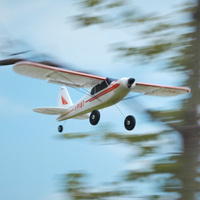 FMS 500mm PA-18 New Small Mini Fixed Wing Aircraft Electric Remote Control Toy Aircraft Newcomer Practice Aircraft RTF