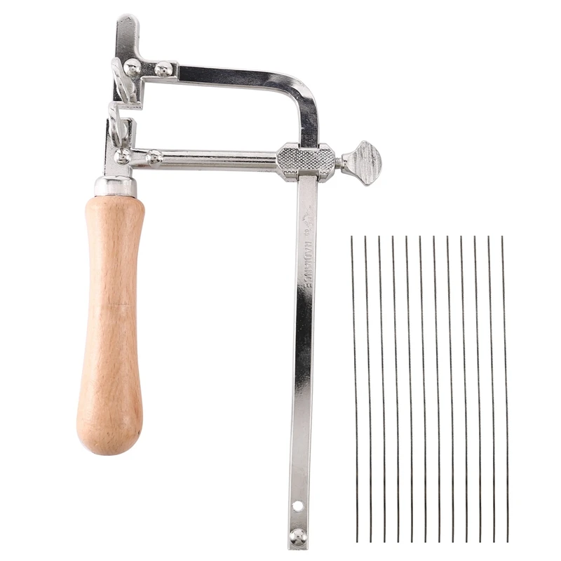 Professional Adjustable Saw Bow Wooden Handle Of Jewelry Saw Frame Hand Tools Jeweler'S Saw Frame-A62I view 2