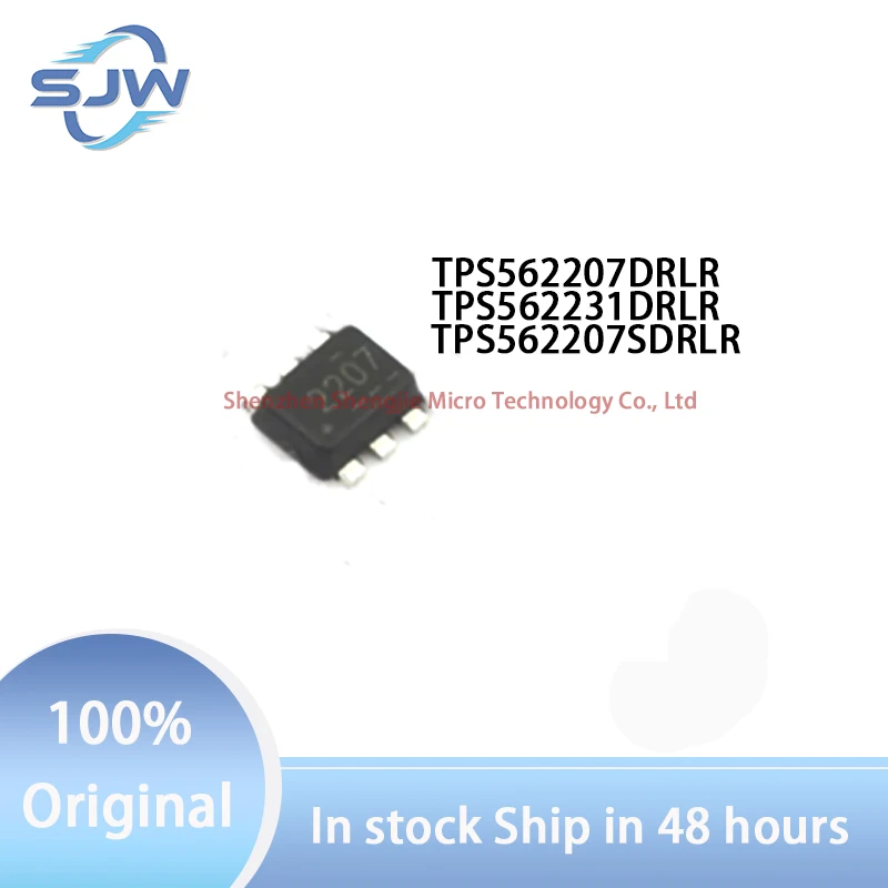 

TPS562207DRLR TPS562231DRLR TPS562207SDRLR Screen printing 2207 2231 S207 encapsulation SOT563-6 DC-DC power chip