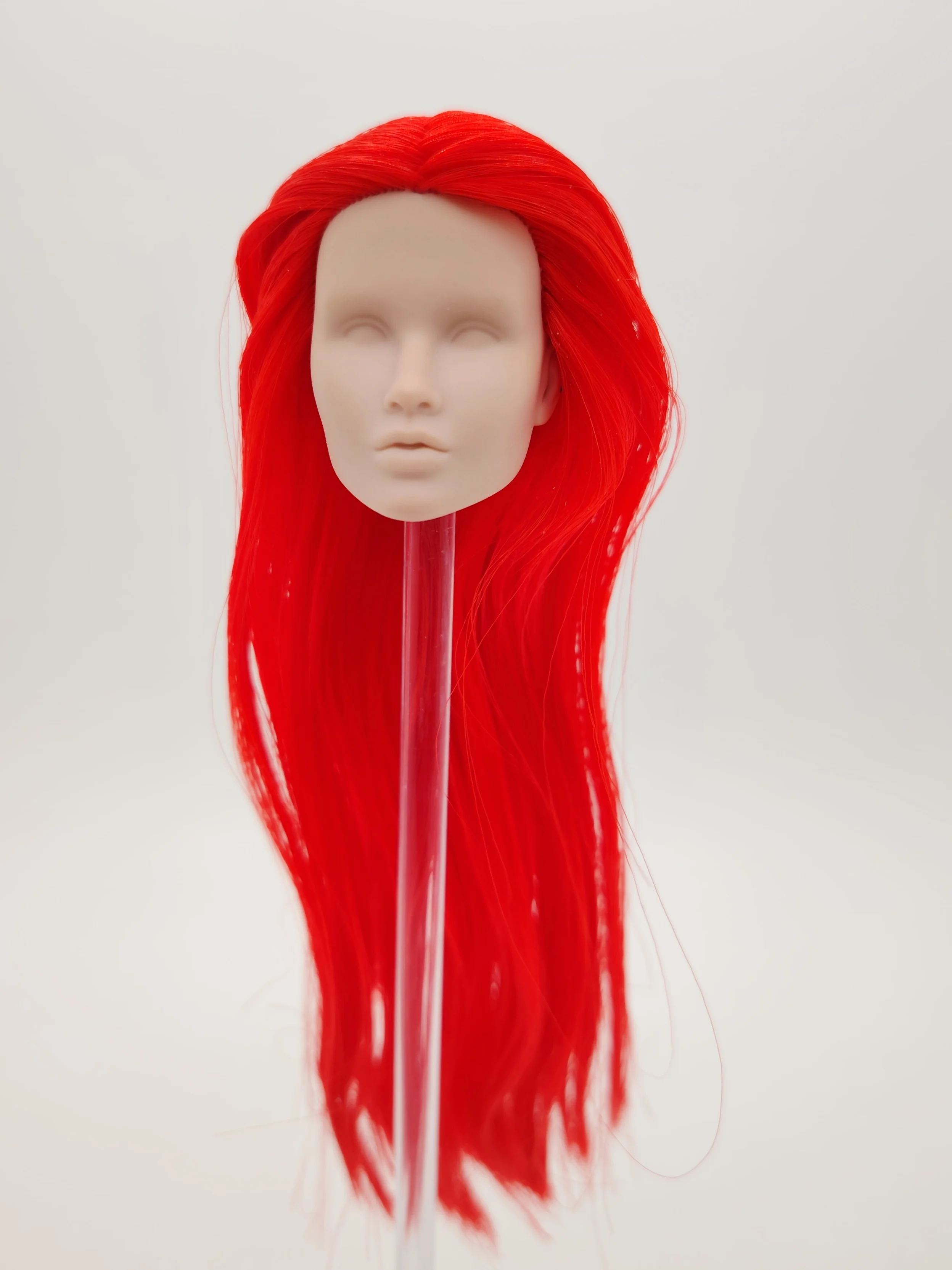 

Модный королевский джем и голограммы с красными волосами, японская кожа, масштаб 1/6, голова куклы целостности