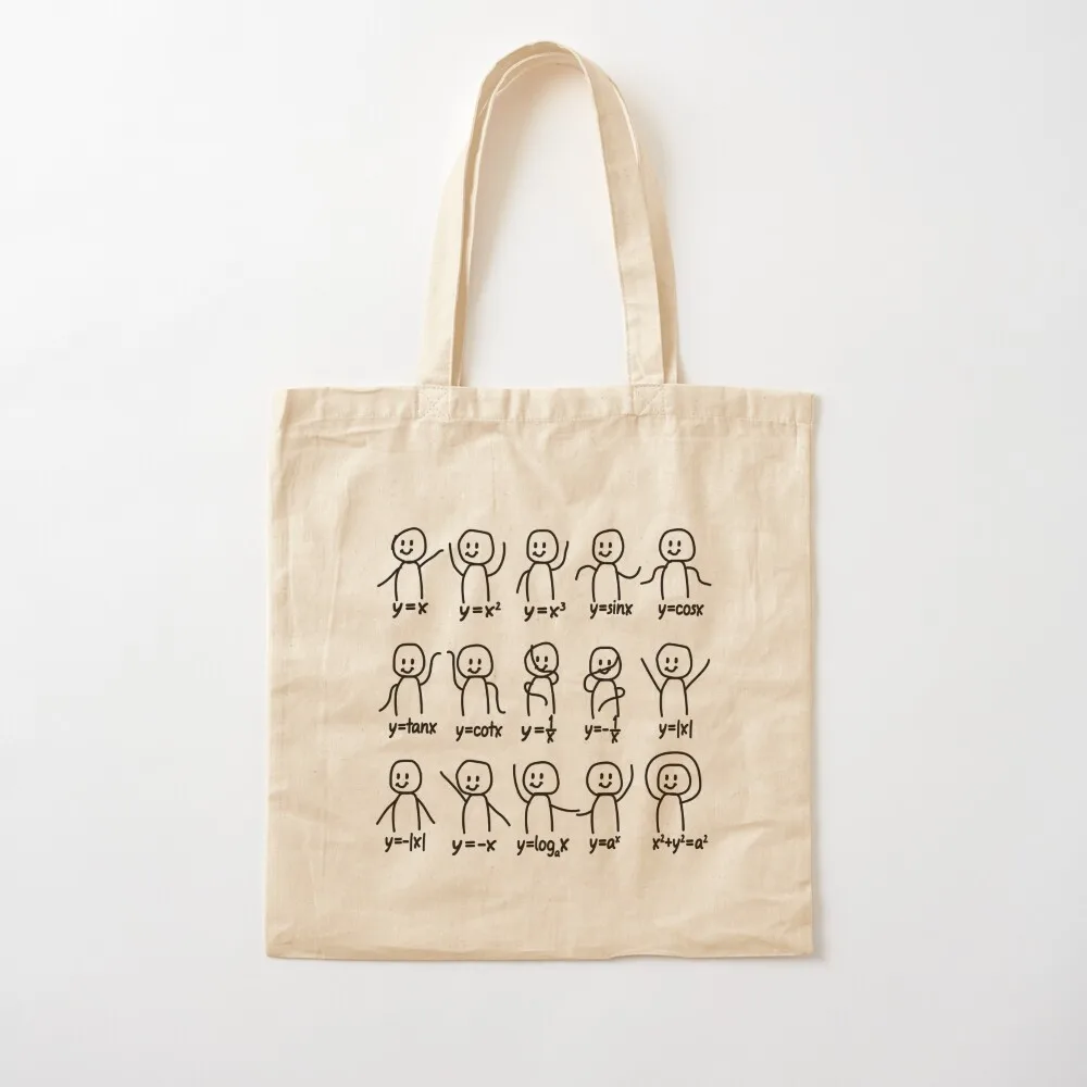 

Funny Algebra Dance Graph Figures Math Equation Tote Bag shopping bag canvas tote Canvas Tote Bag