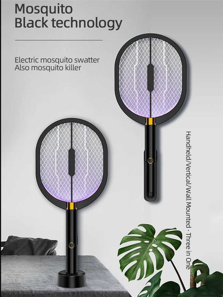 Mosquito Killer Anti Mosquitoes Electric USB Killer Racket Fly Swatter Electric Traps Flies Insect Repeller Home Mosquito Lamp