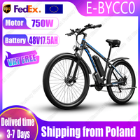 E8 Electric Bike 750W Brushless Motor 48V17.5AH Lithium Battery Adult Aluminum Alloy E-bike 29in Tire off-Road Electric Bicycle