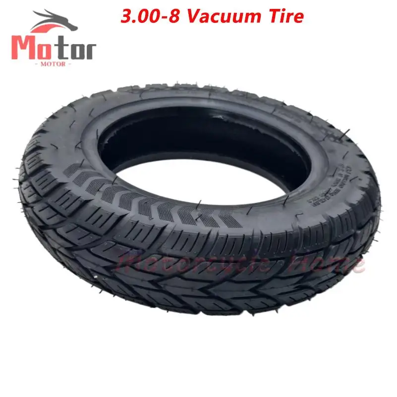 300-8 Blade Grain Tubeless Vacuum Tyre for 8PR Reinforced Anti Puncture Rubber Tire for Motorcycle Scooter