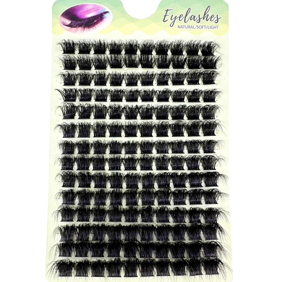 AMSDCN DIY Wimpern 14 Reihen 70D/80D/100D Dicke Wimpern-Mix Einzelwimpern-Extensions Weiche Leichtgewichtige Wimpernverlängerungen