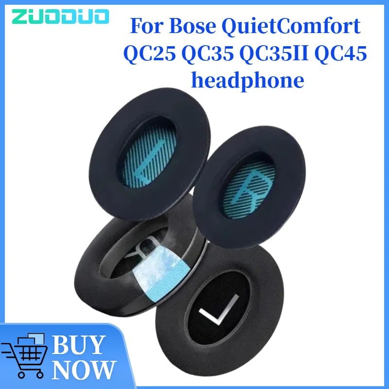 

ZUODUO Cooling Gel memory sponge Ear Pads for Bose QuietComfort QC25 QC35 QC35II QC45 Headphones, Ear Pads Cushions Replacement