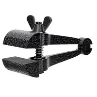 【FITTING】Portable Mini Hand Vise Anti-Slip Grooves Stable Clamping Flat Mouth Pliers Adjustable Cast Steel Fixed Tool DIY