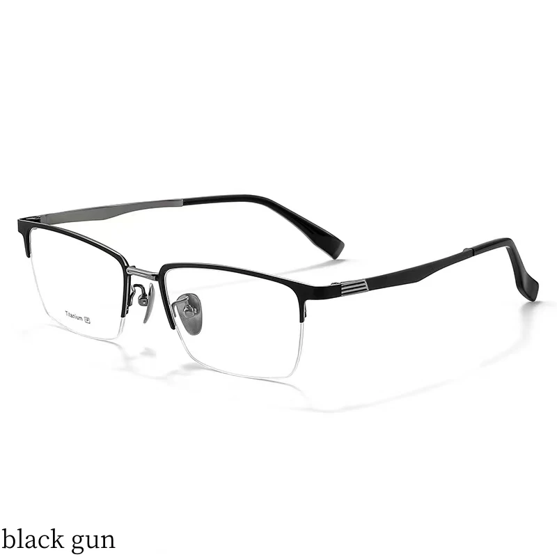 

53mm Pure Titanium Glasses Frame Men Square Eyewear New Male Classic Optical Prescription Eyeglasses Frames 9018