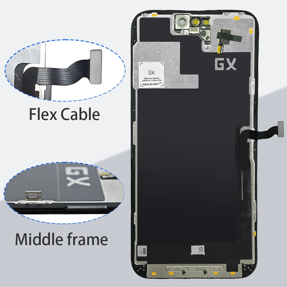 Pantalla GX InCell LCD Display For iPhone X XS XR 16 17 17Pro Max 12Pro 13Pro 14Pro 15Pro Max 15 16Plus LCD Touch Screen Assembl