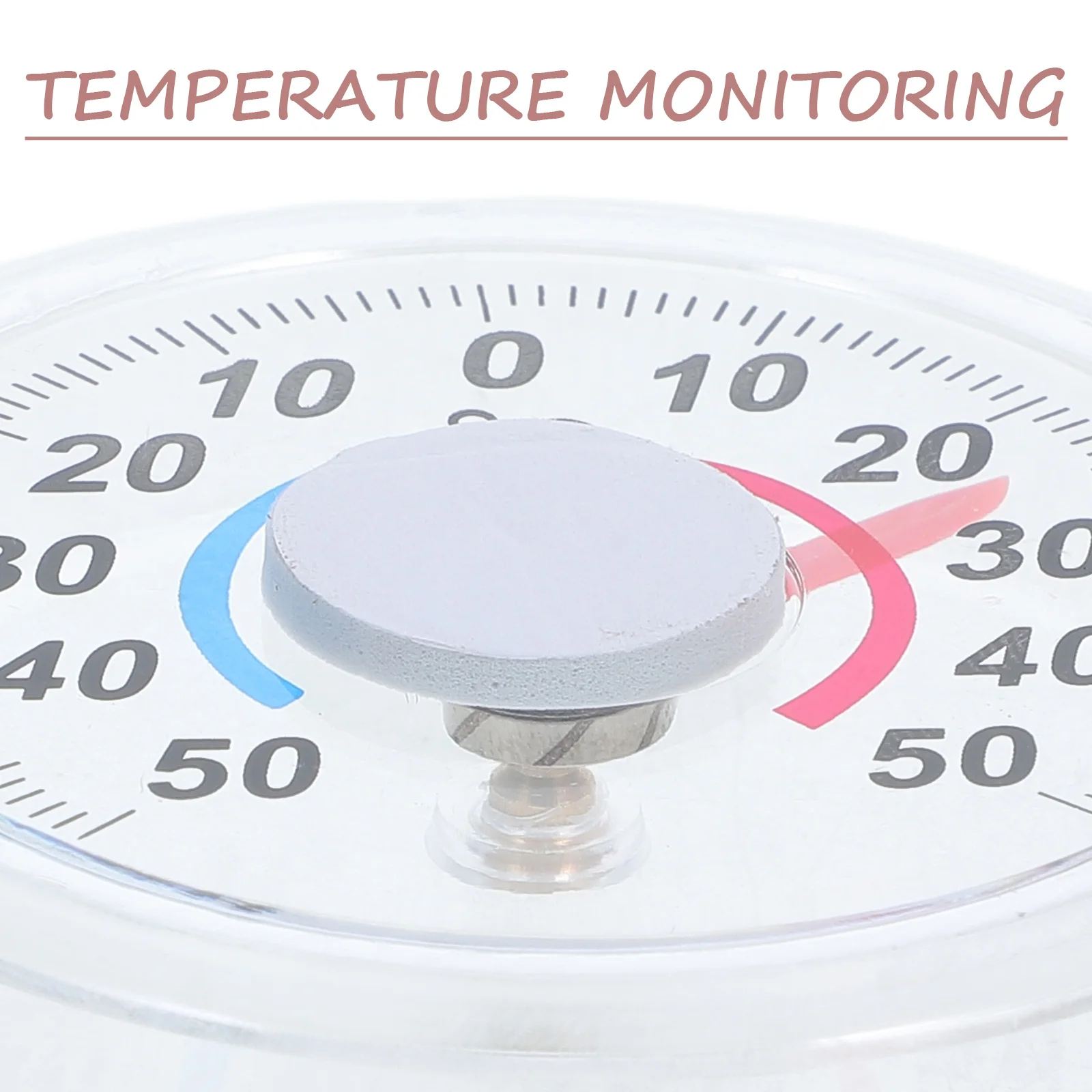 

4 Pcs Door Window Thermometer Simple Plastic Temperature Gauge Outdoor Indoor Monitor Weather Tool Accurate Reading Garden