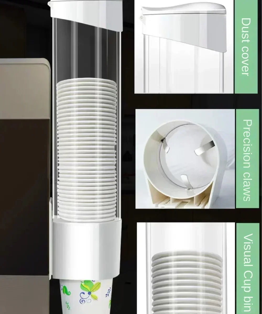 Disposable Paper Cup  Holder Cup Container Paper Cup Frame Home Organizer