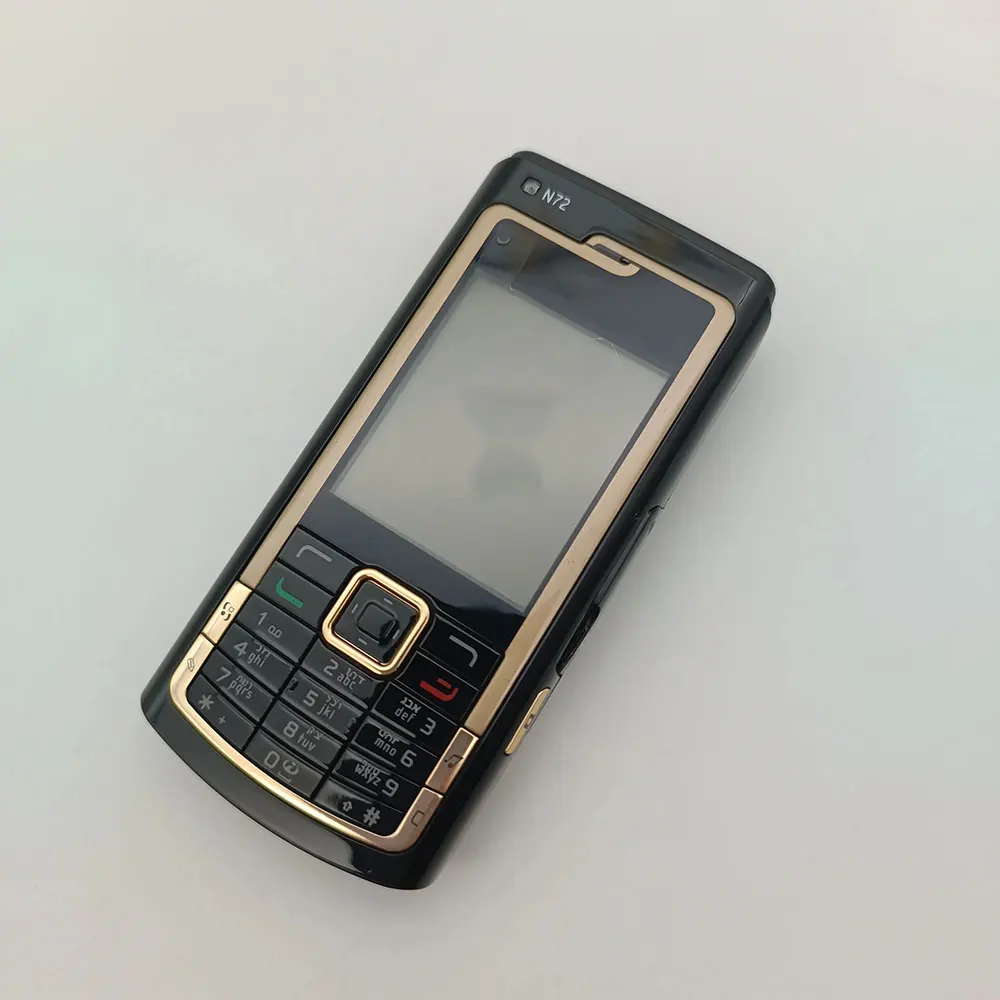هاتف محمول N72 أصلي مصنوع في فنلندا يدعم اللغة الإنجليزية بحالة جيدة
