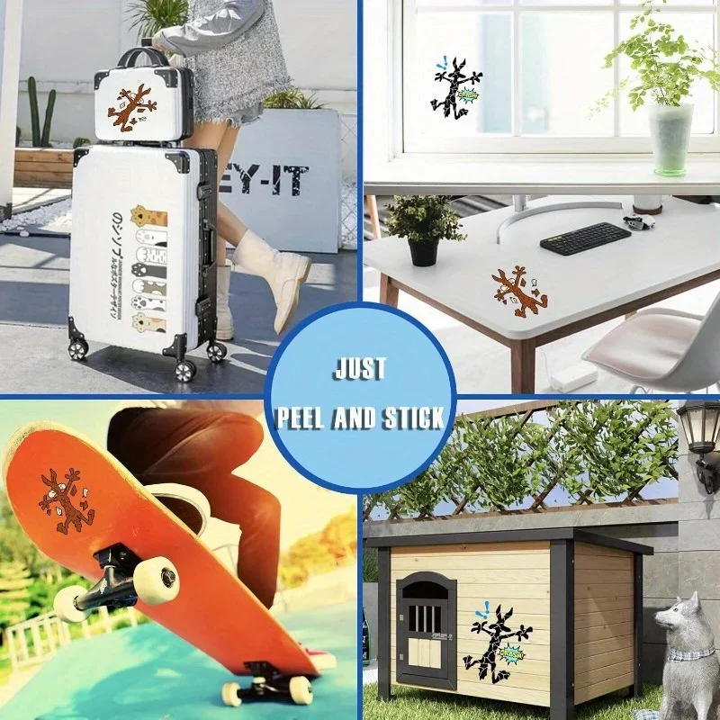 ملصقات سيارات كرتونية مضحكة ، غطاء مصد تلقائي ، زخرفة خدوش ، تصنعها بنفسك ، هيكل النافذة ، شارات فينيل الجذع ، 2 *